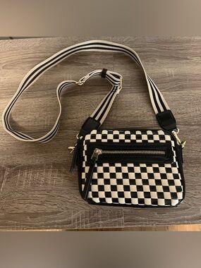 Checkered Crossbody Bag